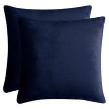 Berryl Teddy Sherpa Velvet European Pillowcases (Set of 2)